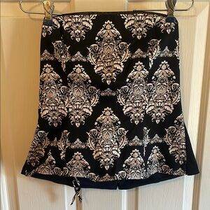White House Black Market Strapless Bustier Corset Top Size 6